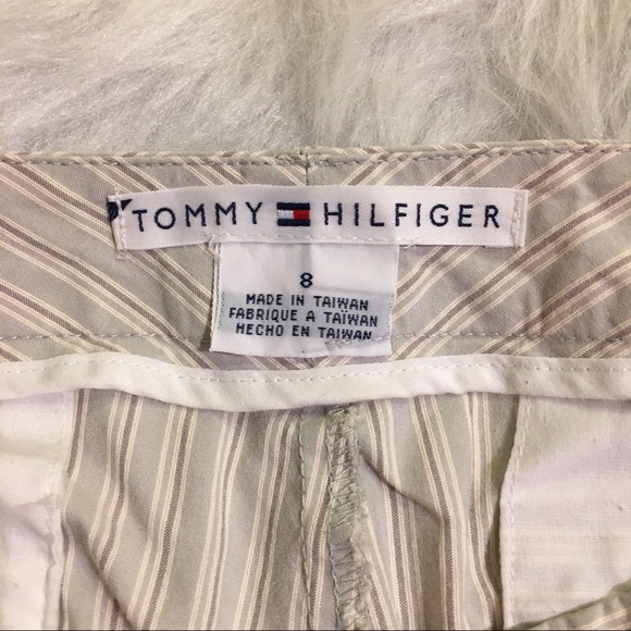 [Tommy Hilfiger] Lt Blue and Grey Stripe Slacks - Picture 6 of 7
